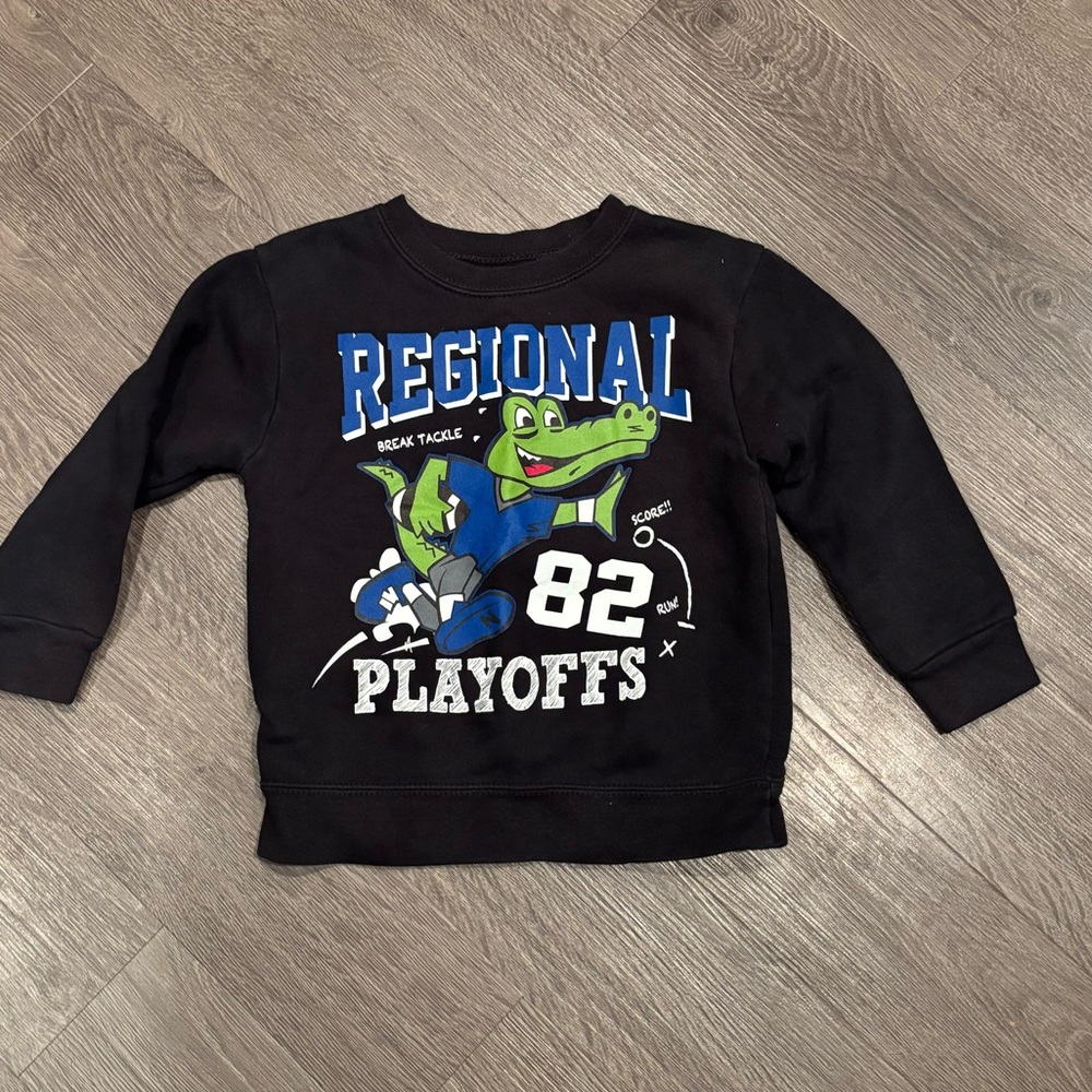 Garanimals Black Sweatshirt with Playful Graphic